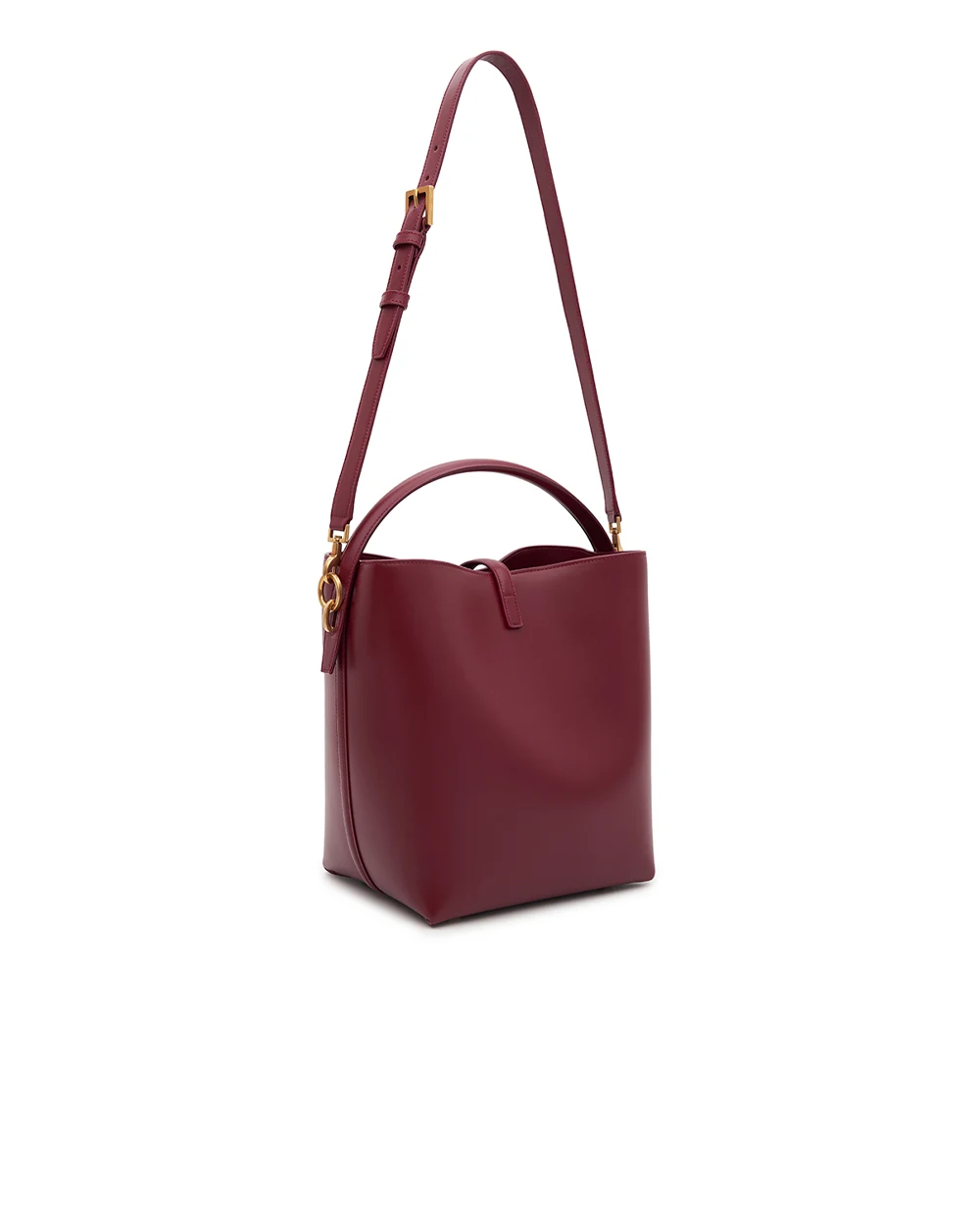 Сумка Le 37 из телячьей кожи Saint Laurent 742828-2R20W, красный цвет • Купить в интернет-магазине Kameron