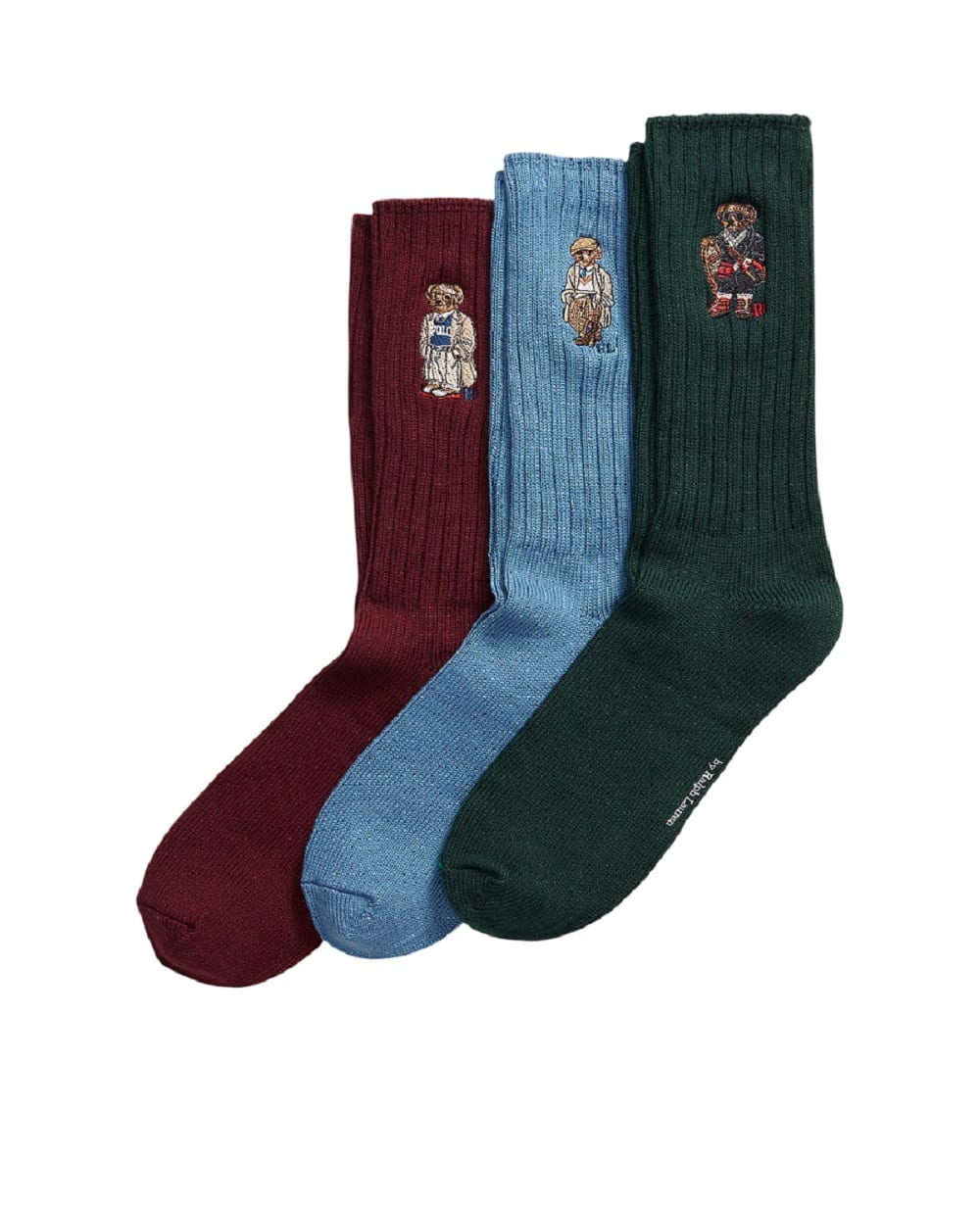 Носки Polo Bear (3 пары) Polo Ralph Lauren 449P04718001, разноцветный цвет • Купить в интернет-магазине Kameron