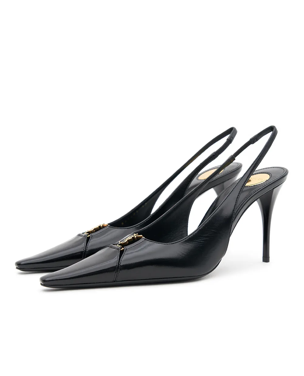 Туфли-лодочки Babylone Saint Laurent 806685-AAESX, черный цвет • Купить в интернет-магазине Kameron