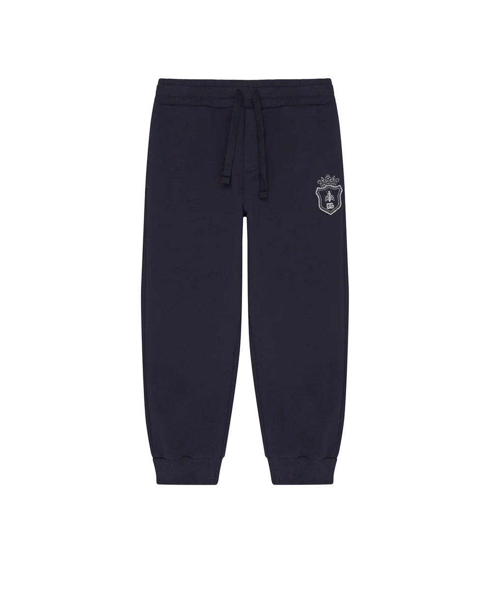 Детские спортивные брюки (костюм) Dolce&Gabbana Kids L4JPIG-G7PMH-S, синий цвет • Купить в интернет-магазине Kameron
