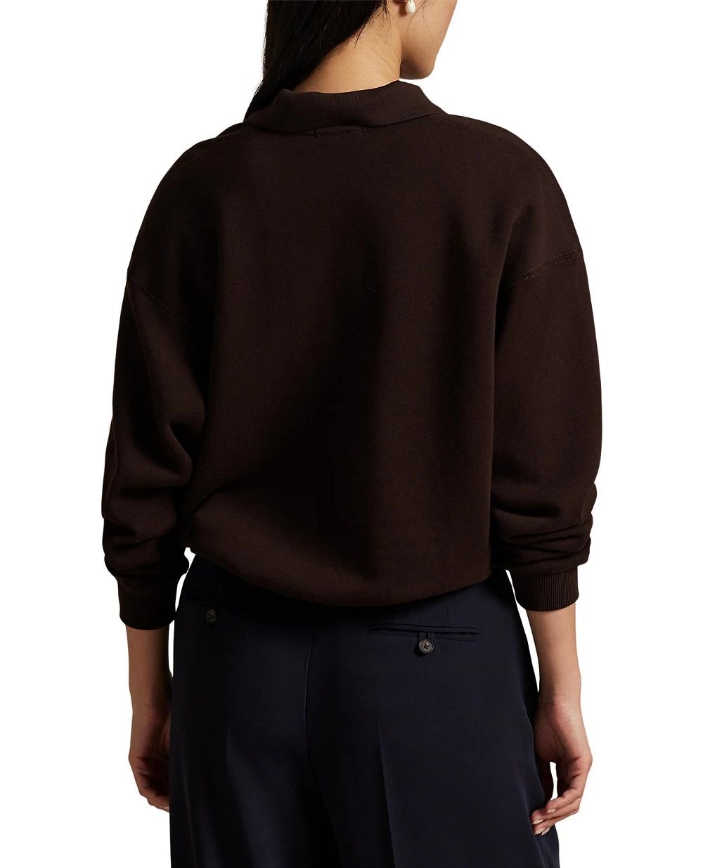 Флисовый пуловер с воротником-поло (костюм) Polo Ralph Lauren 211947966009, коричневый цвет • Купить в интернет-магазине Kameron