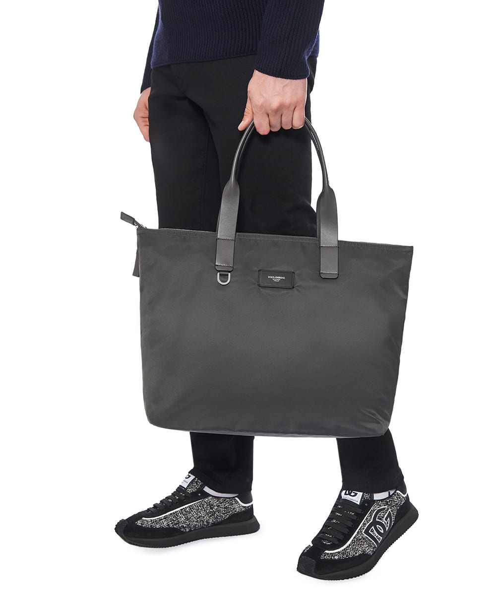 Сумка-шоппер Adamo Dolce&Gabbana BM2375-AN421, серый цвет • Купить в интернет-магазине Kameron