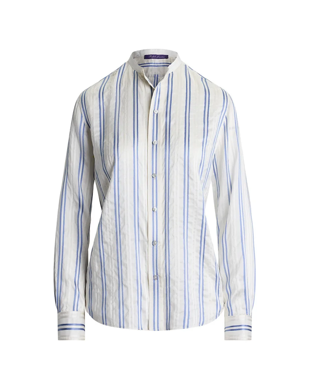 Шелковая рубашка Ralph Lauren Collection 290974498001, белый цвет • Купить в интернет-магазине Kameron