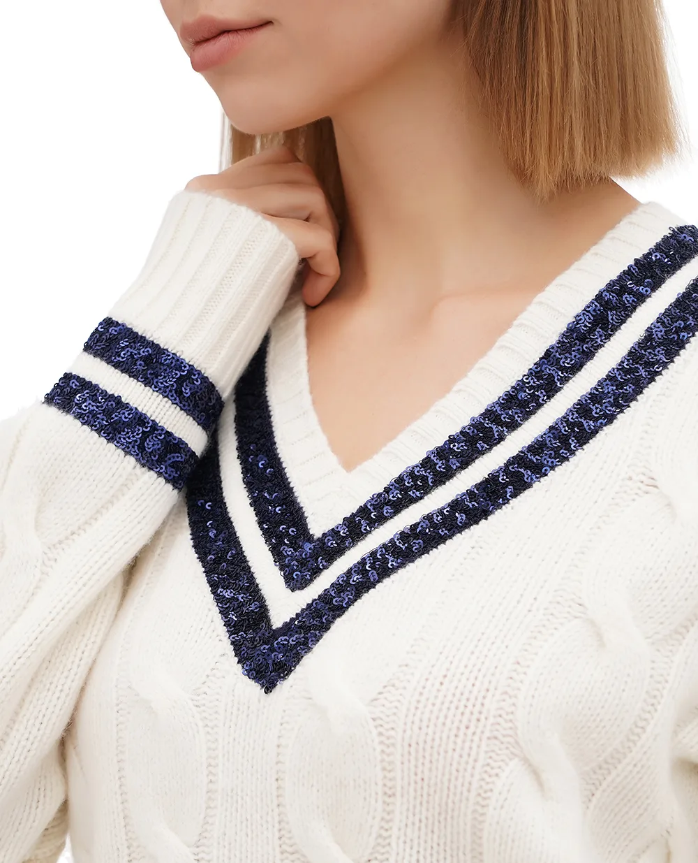 Свитер Polo Ralph Lauren 211947917001, кремовый цвет • Купить в интернет-магазине Kameron