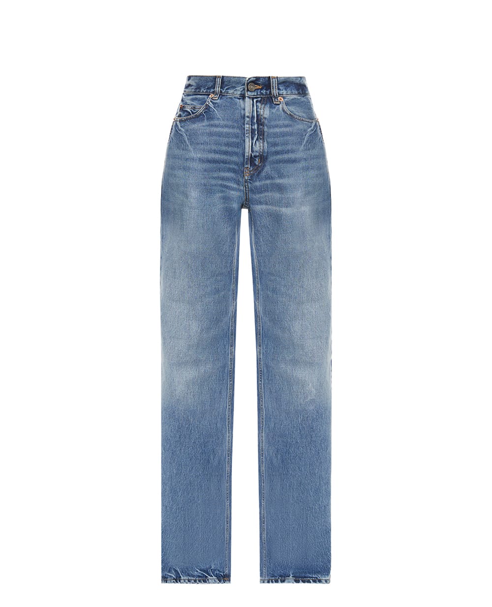 Джинсы с эффектом потертости Saint Laurent 834135-Y28EA, синий цвет • Купить в интернет-магазине Kameron