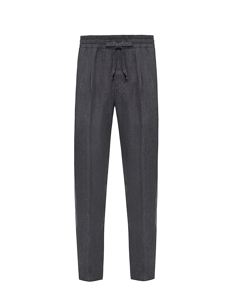Брюки из льна Dolce&Gabbana GP12QZ-FU4MF, серый цвет • Купить в интернет-магазине Kameron