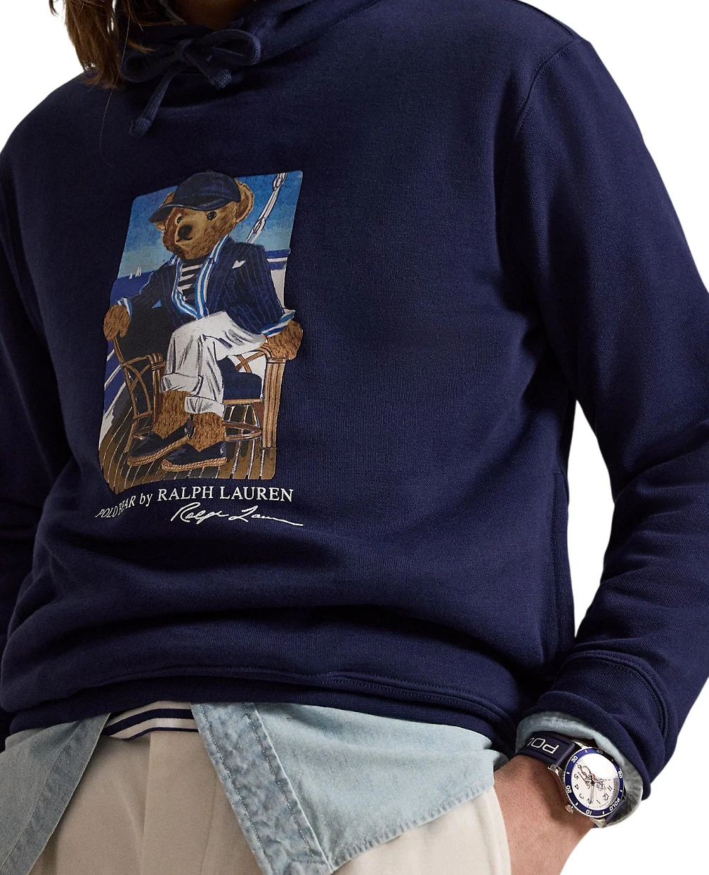 Худі Polo Bear Polo Ralph Lauren 710B21811001, темно-синій колір • Купити в інтернет-магазині Kameron