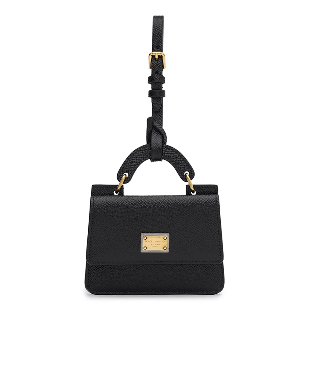 Визитница из кожи Dolce&Gabbana BI3401-A5070, черный цвет • Купить в интернет-магазине Kameron