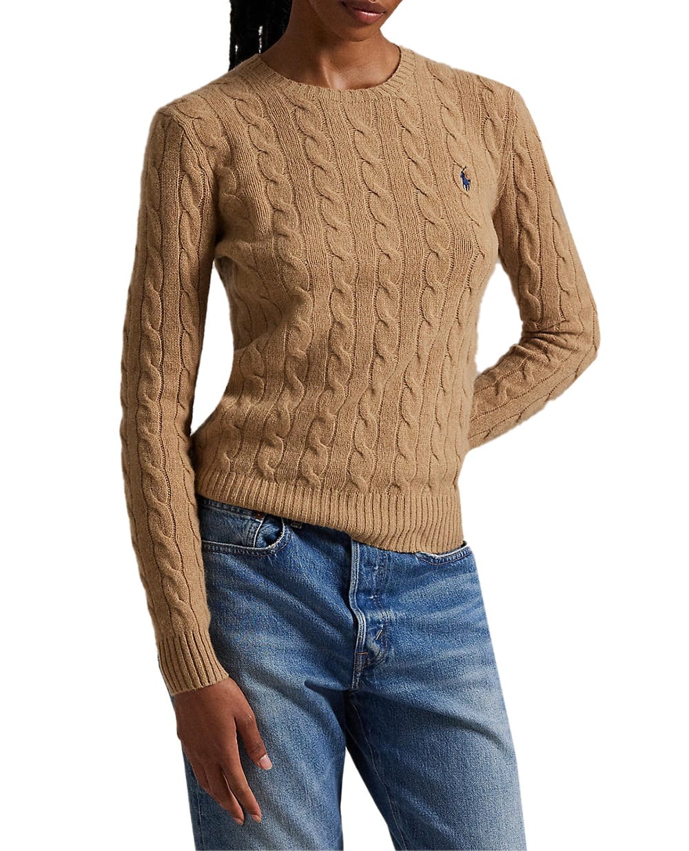 Свитер из шерсти и кашемира Polo Ralph Lauren 211971865002, коричневый цвет • Купить в интернет-магазине Kameron