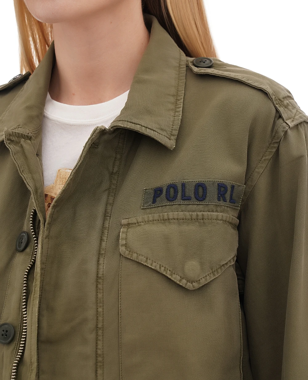 Куртка Polo Ralph Lauren 211941066001, хаки цвет • Купить в интернет-магазине Kameron