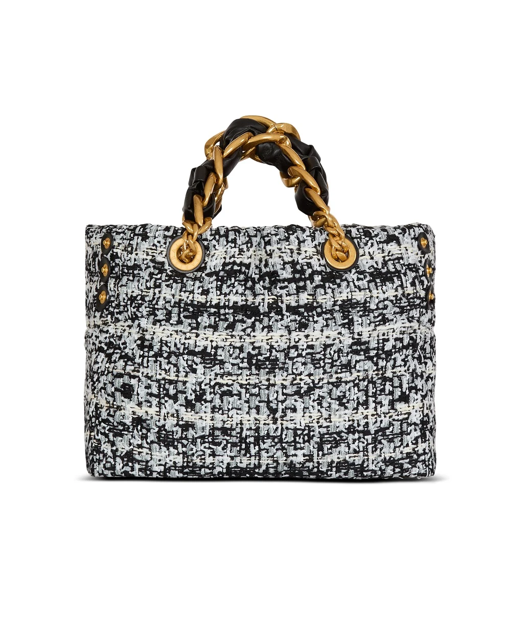 Сумка-тоут Balmain 1945 Soft Balmain HN1FD871TWEE, черный цвет • Купить в интернет-магазине Kameron