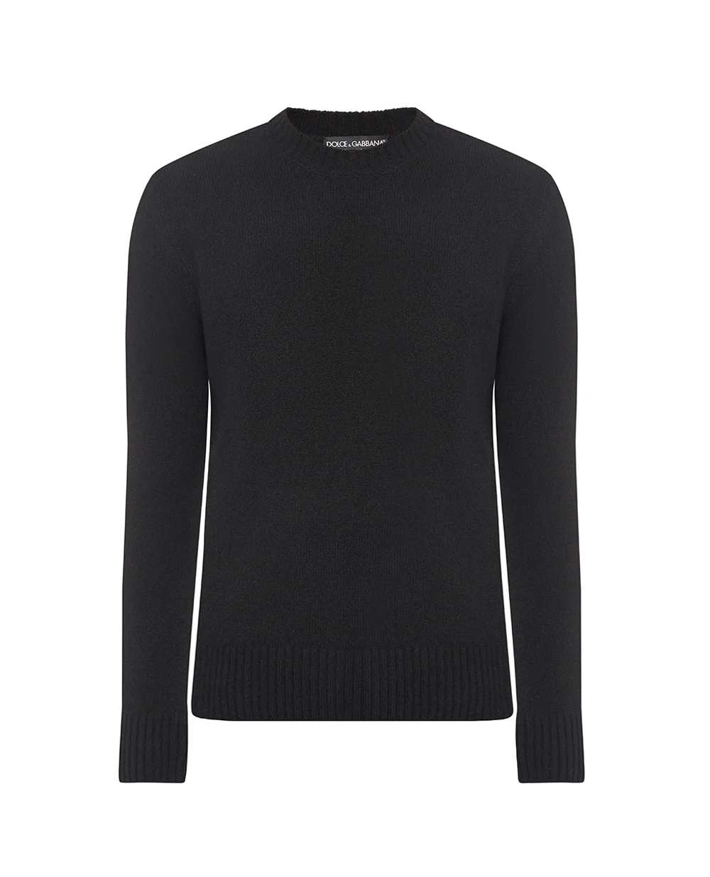 Свитер из шерсти Dolce&Gabbana GXX02T-JFMIL, черный цвет • Купить в интернет-магазине Kameron