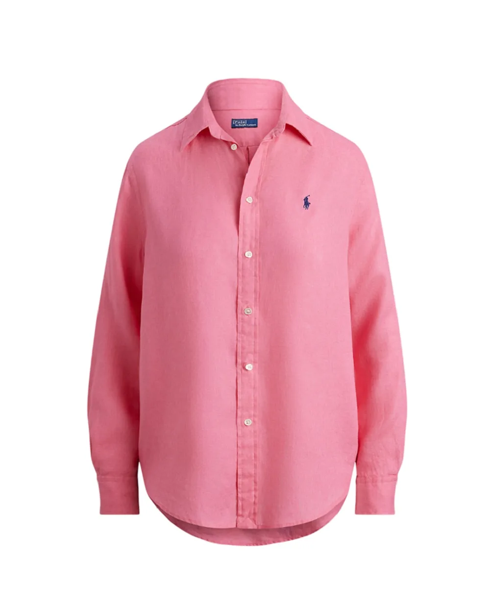 Льняная рубашка Polo Ralph Lauren 211970730504, розовый цвет • Купить в интернет-магазине Kameron