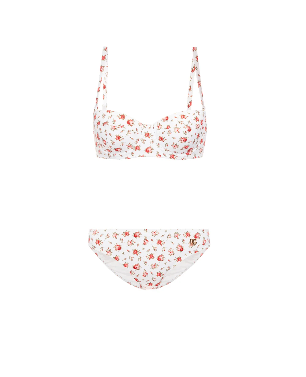 Купальник в цветочный принт Dolce&Gabbana O8A17J-ON0D1, разноцветный цвет • Купить в интернет-магазине Kameron
