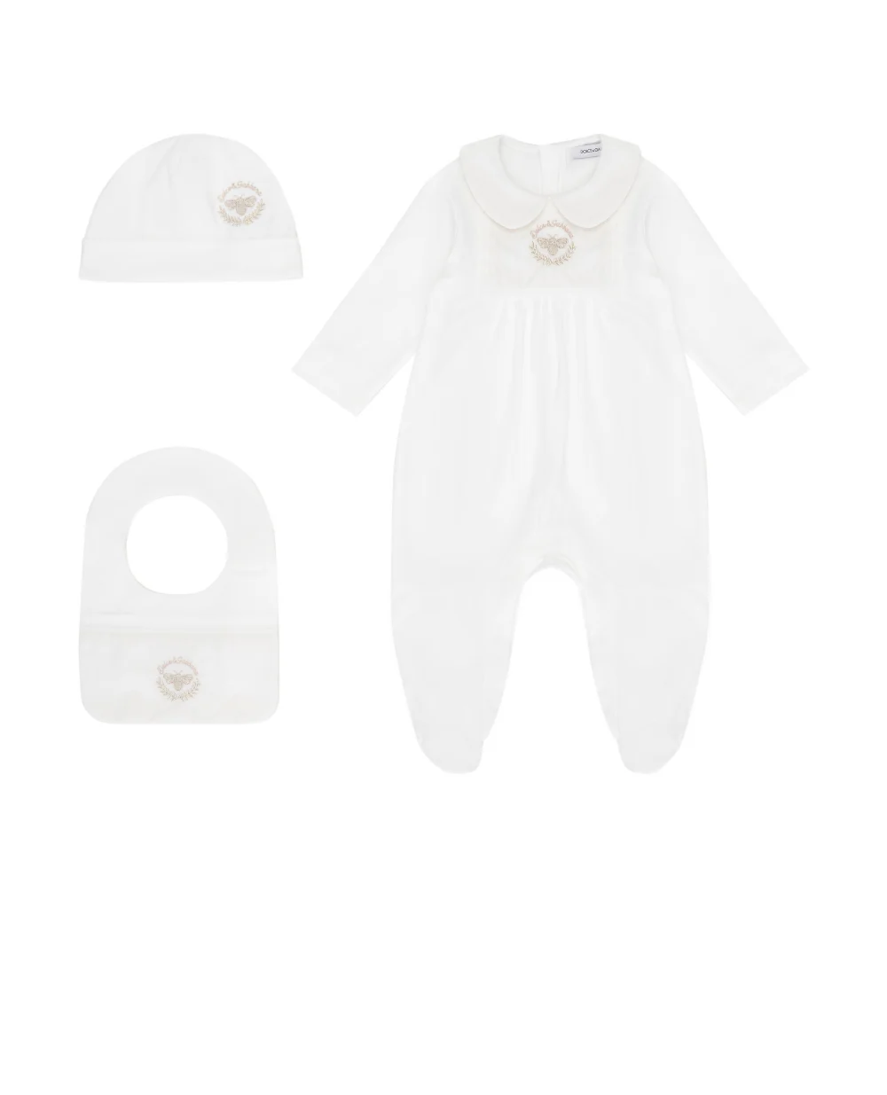 Подарочный комплект для новорожденного Dolce&Gabbana Kids L1JOBA-G7PFN, белый цвет • Купить в интернет-магазине Kameron