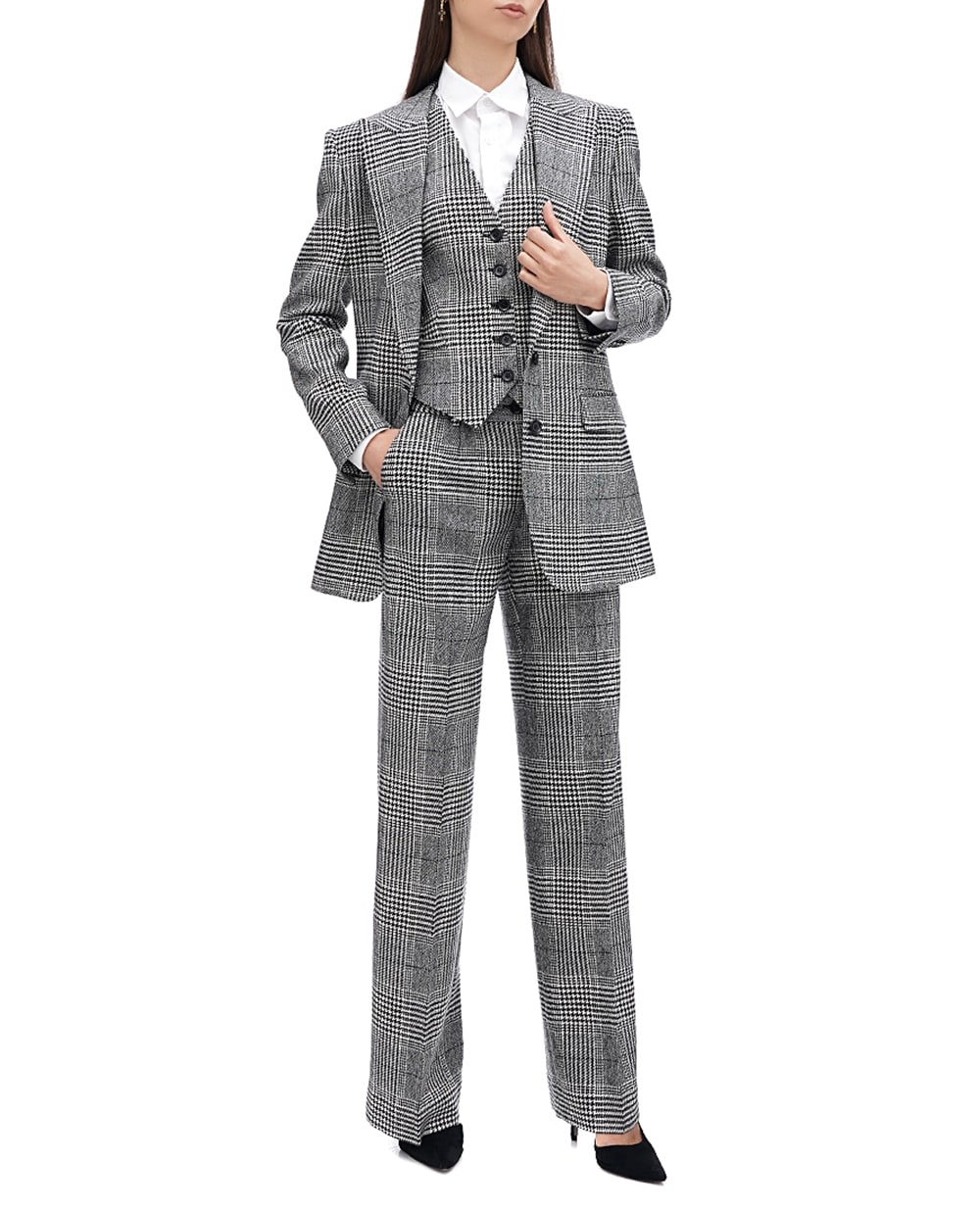 Штани Dolce&Gabbana FTC31T-FQ2MV, чорний колір • Купити в інтернет-магазині Kameron
