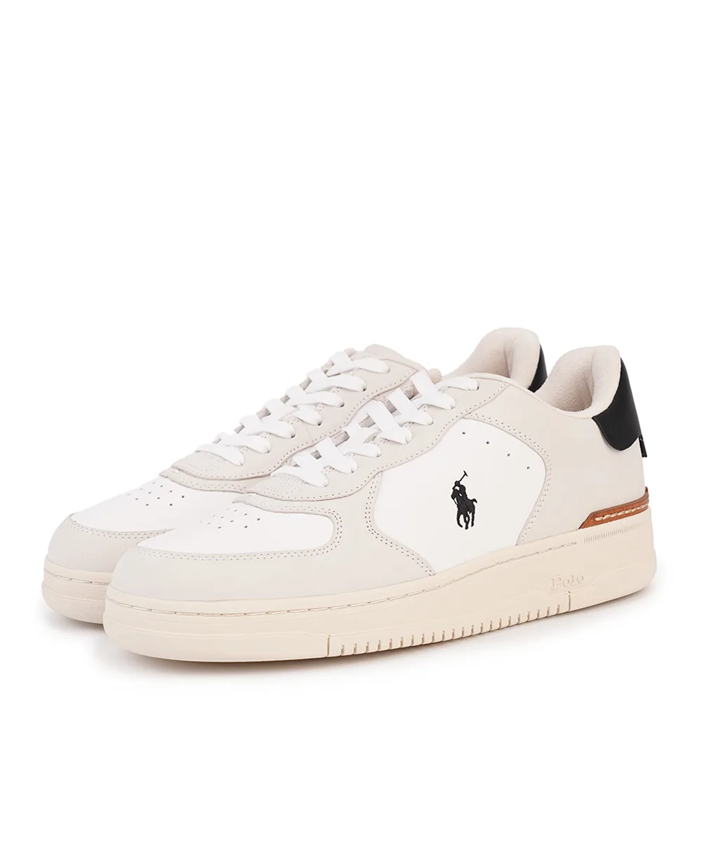 Кеды Masters Court Polo Ralph Lauren 809955690001, бежевый цвет • Купить в интернет-магазине Kameron