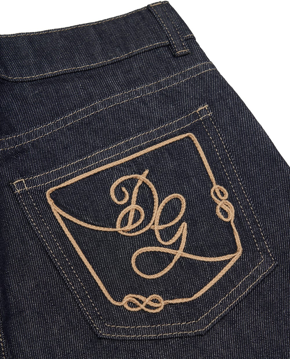 Дитячі джинси з вишивкою Dolce&Gabbana Kids L42F96-LDE14-S, сірий колір • Купити в інтернет-магазині Kameron