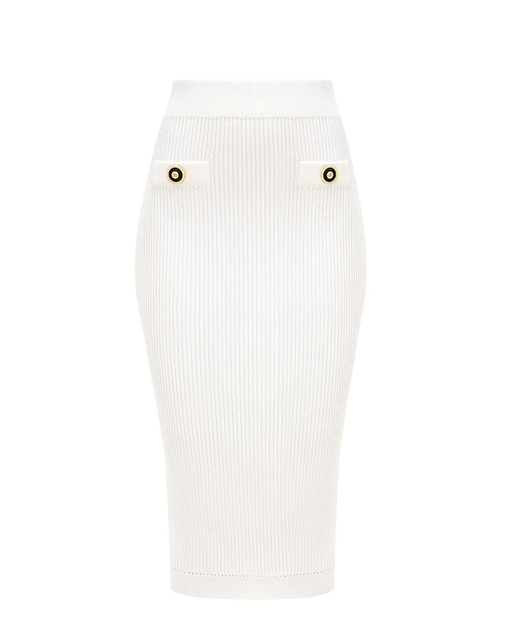 Юбка Balmain EF1LD022KI10, белый цвет • Купить в интернет-магазине Kameron