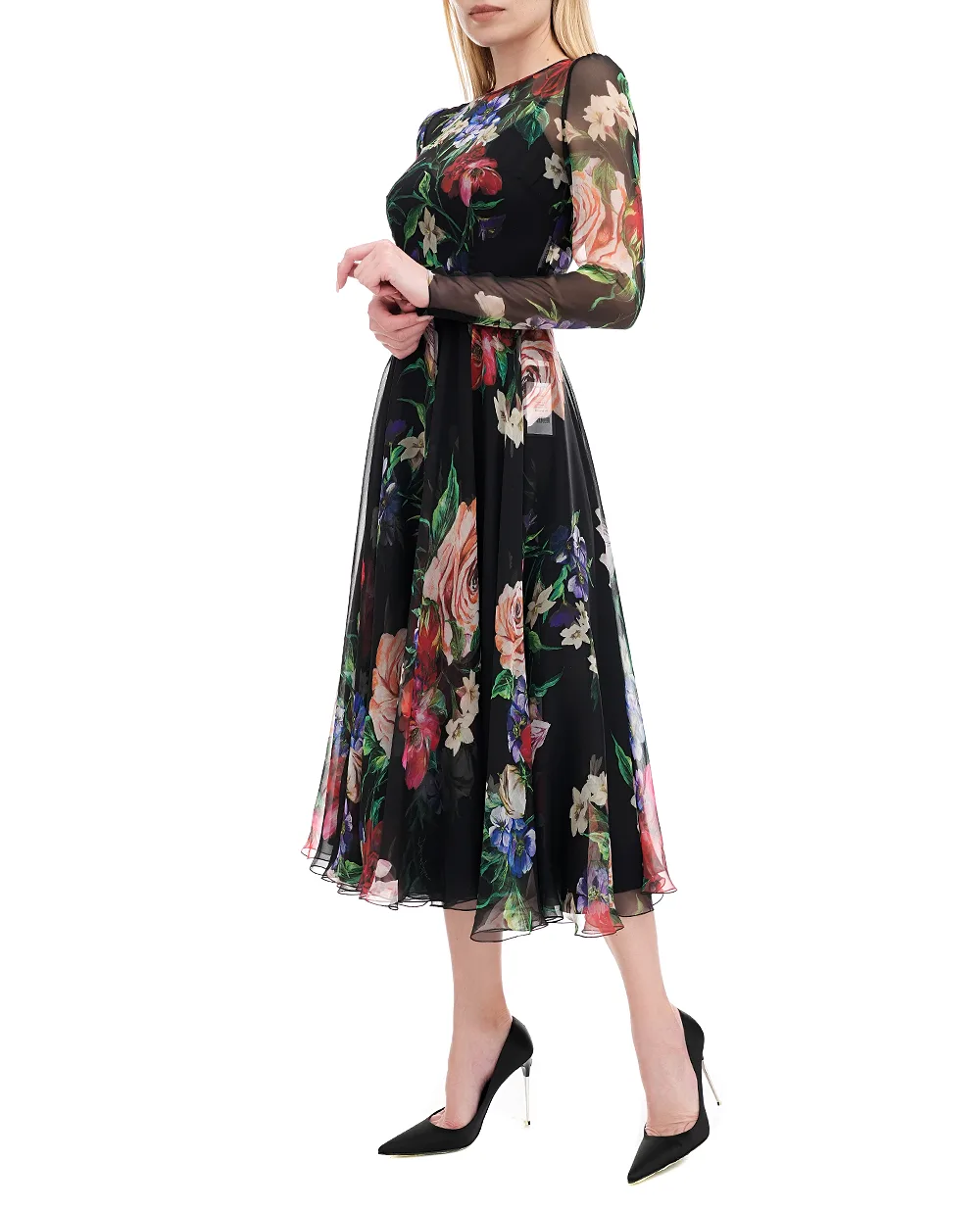 Платье Dolce&Gabbana F6TUHT-IS1Y7, черный цвет • Купить в интернет-магазине Kameron