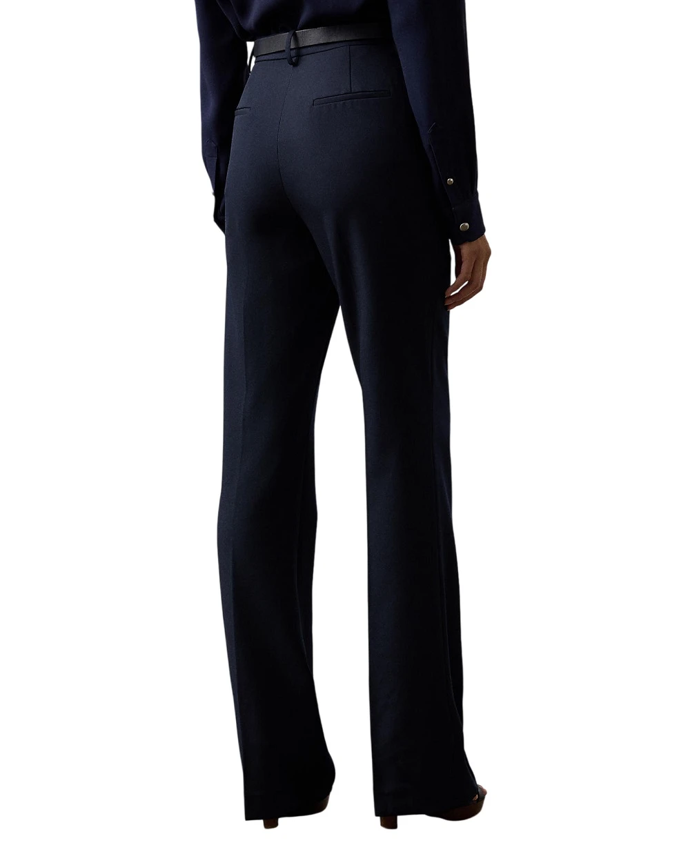 Брюки Wrigley из шерсти Ralph Lauren Collection 290P06781002, темно-синий цвет • Купить в интернет-магазине Kameron