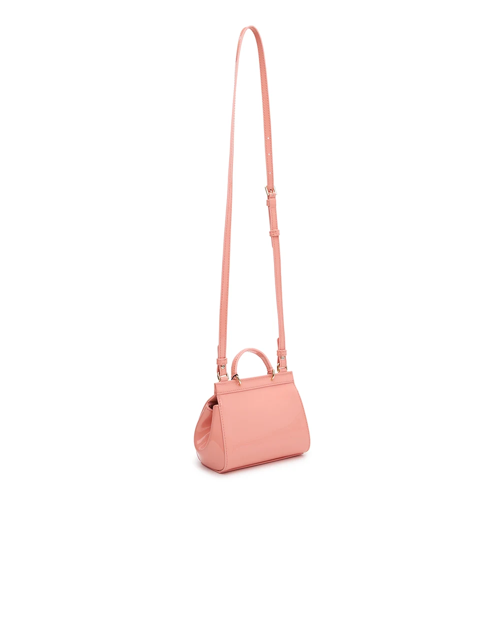 Детская кожаная сумка Sicily Mini Dolce&Gabbana EB0003-A1067, розовый цвет • Купить в интернет-магазине Kameron