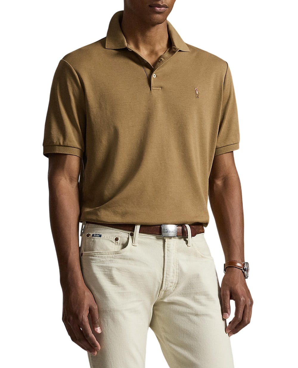 Поло Polo Ralph Lauren 710704319505, коричневий колір • Купити в інтернет-магазині Kameron