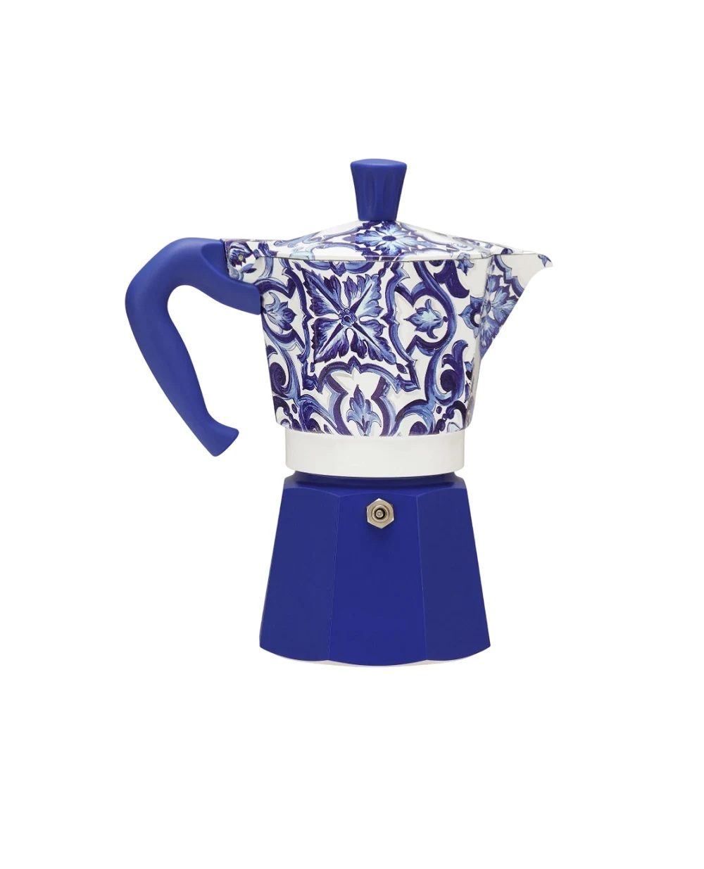Гейзерная Кофеварка Moka Express Bialetti Dolce&Gabbana TCCE15-TCAEF, синий цвет • Купить в интернет-магазине Kameron