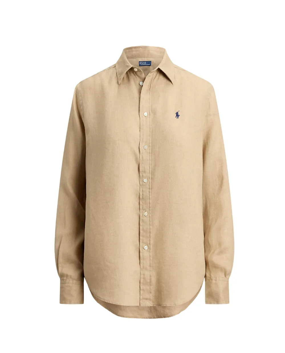 Льняная рубашка Polo Ralph Lauren 211970730506, бежевый цвет • Купить в интернет-магазине Kameron