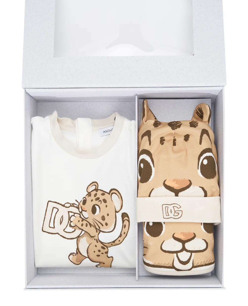 Подарочный набор для новорожденных Dolce&Gabbana Kids L1JOBF-II7IS, бежевый цвет • Купить в интернет-магазине Kameron