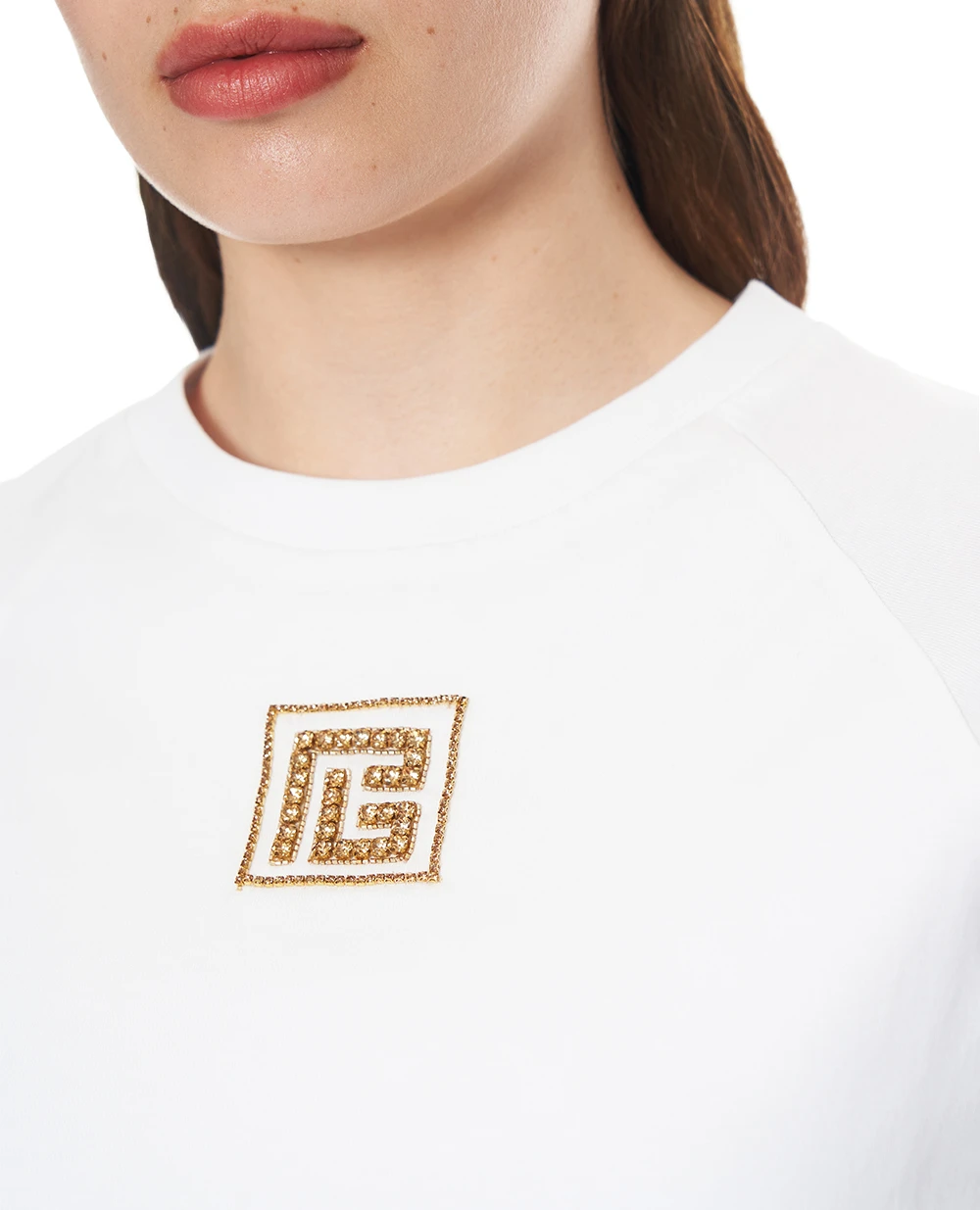 Футболка Balmain FF1EE135PD14, белый цвет • Купить в интернет-магазине Kameron