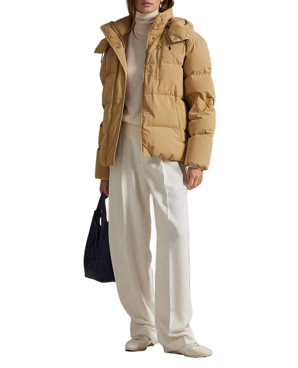 Пуховик Polo Ralph Lauren 211971190001, бежевый цвет • Купить в интернет-магазине Kameron
