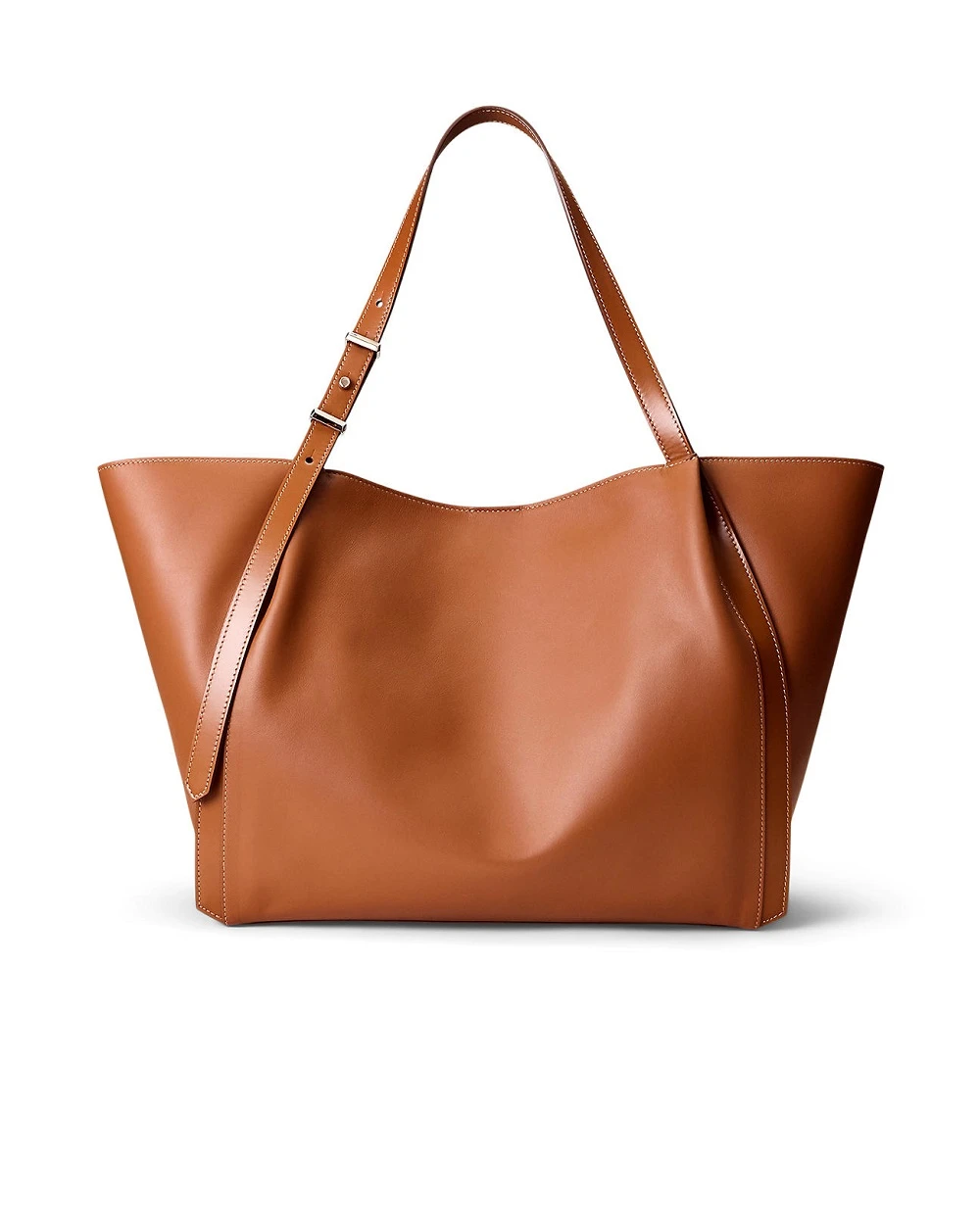 Сумка-тоут из кожи Ralph Lauren Collection 435954805002, коричневый цвет • Купить в интернет-магазине Kameron