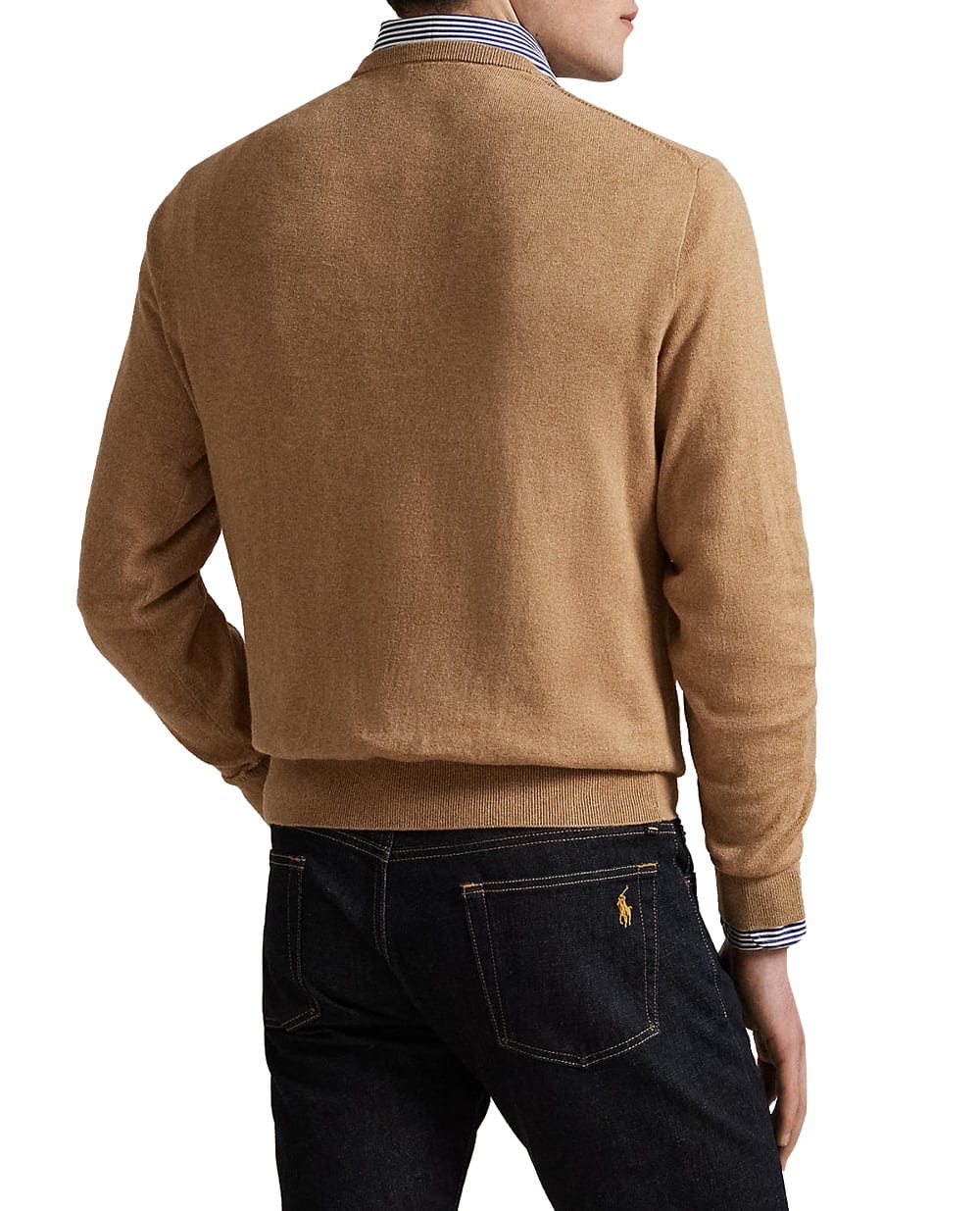Пуловер Polo Ralph Lauren 710973589003, коричневый цвет • Купить в интернет-магазине Kameron