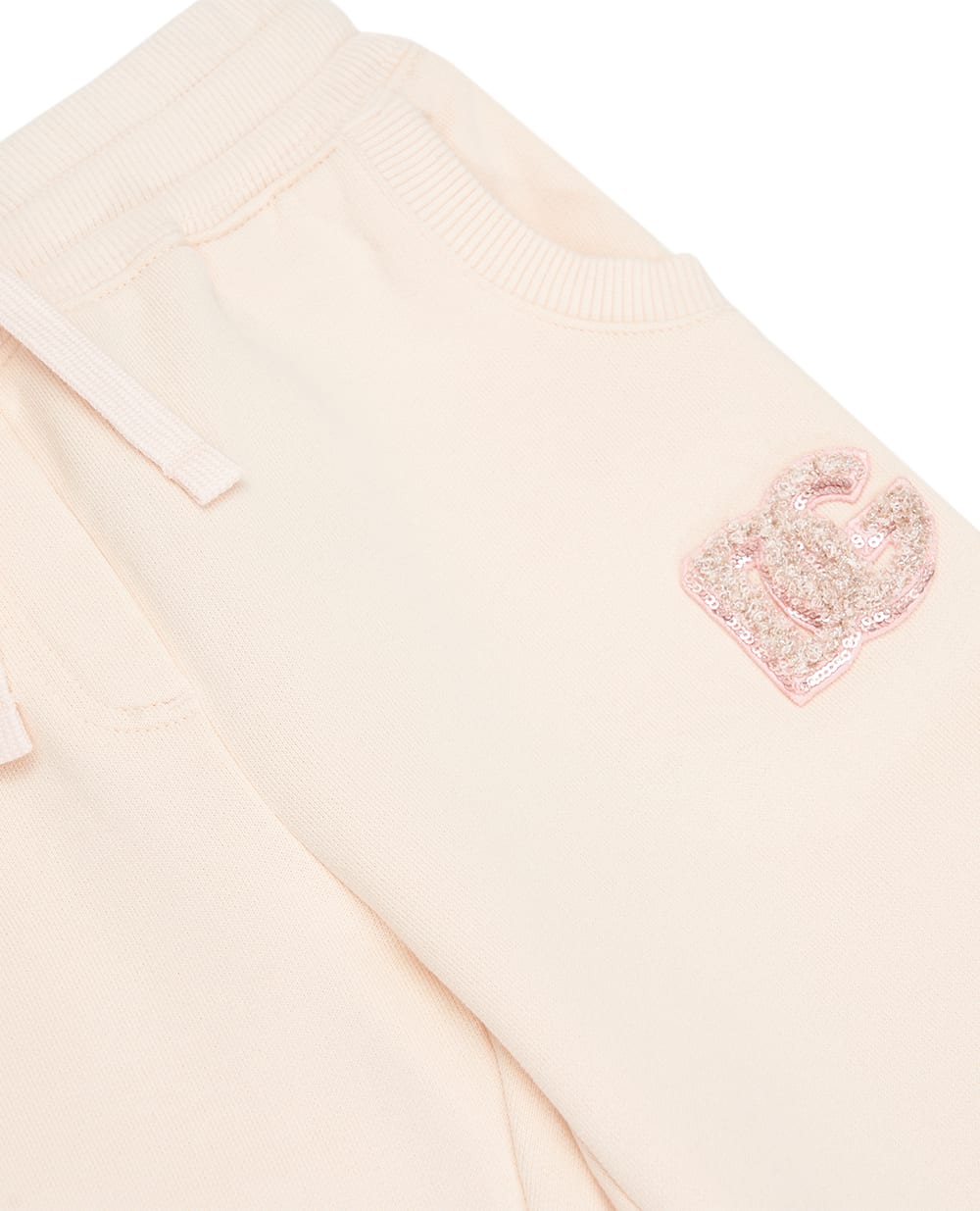 Детские спортивные брюки (костюм) Dolce&Gabbana Kids L5JPG9-G7PKQ-S, розовый цвет • Купить в интернет-магазине Kameron