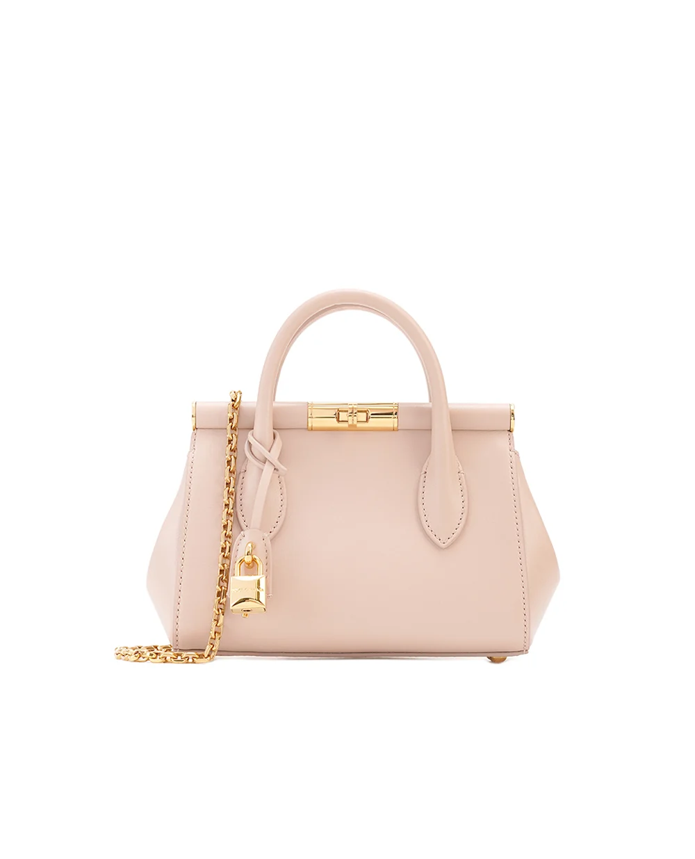 Кожаная сумка Marlene Mini Dolce&Gabbana BB7744-A3G19, бежевый цвет • Купить в интернет-магазине Kameron