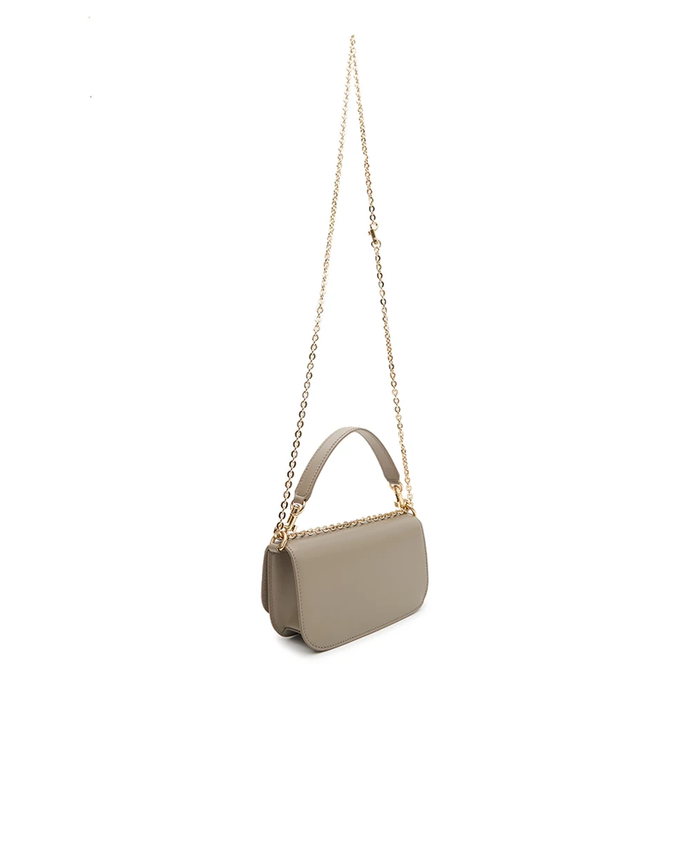 Сумка 3.5 Crossbody из телячьей кожи Dolce&Gabbana BB7603-AW576, серый цвет • Купить в интернет-магазине Kameron