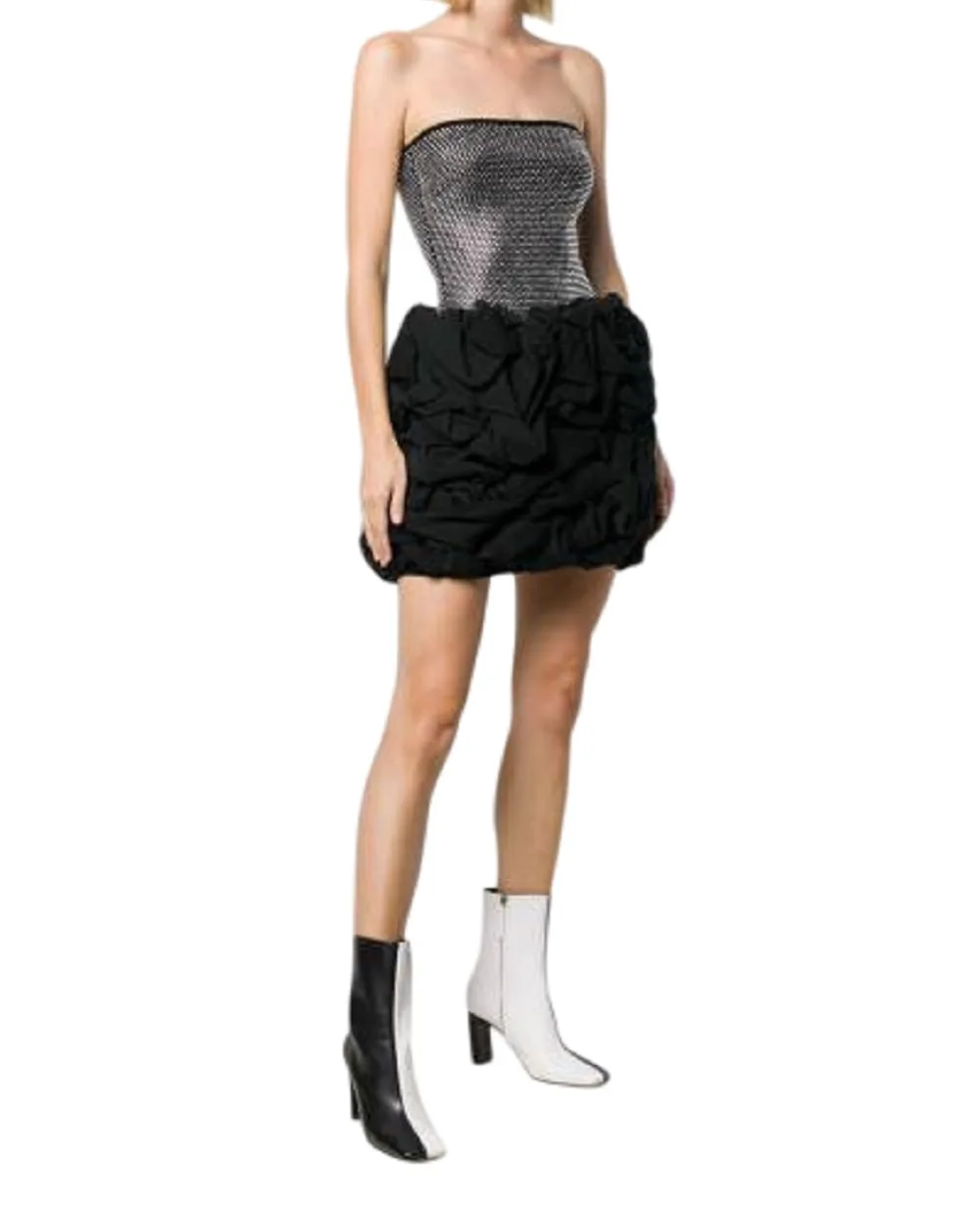 Платье мини Balmain SF06694K508, черный цвет • Купить в интернет-магазине Kameron