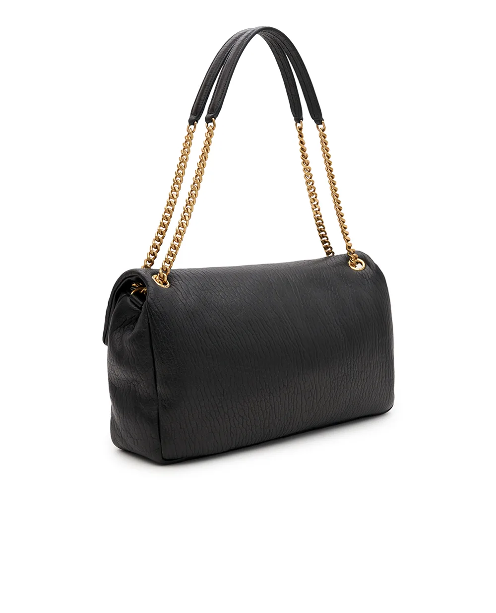 Кожаная сумка Calypso Large Saint Laurent 777399-AACYT, черный цвет • Купить в интернет-магазине Kameron