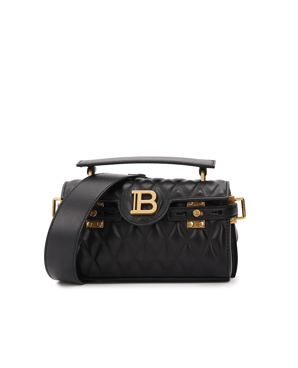 Кожаная сумка B-Buzz 19 Balmain EN1AE742LHLB, черный цвет • Купить в интернет-магазине Kameron