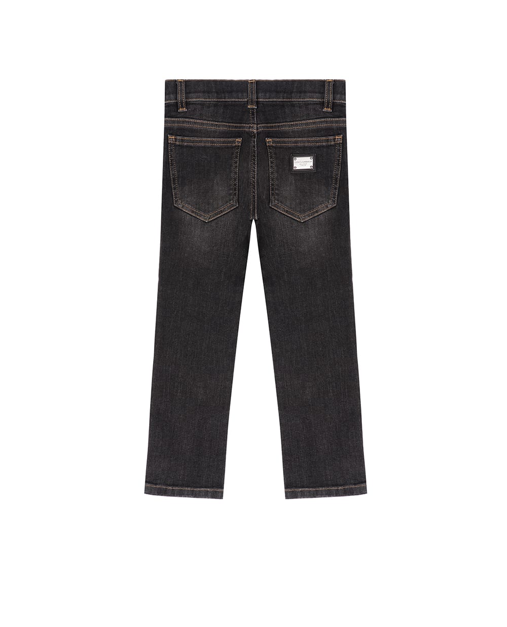 Дитячі джинси Dolce&Gabbana Kids L41F95-LDC80-B, чорний колір • Купити в інтернет-магазині Kameron