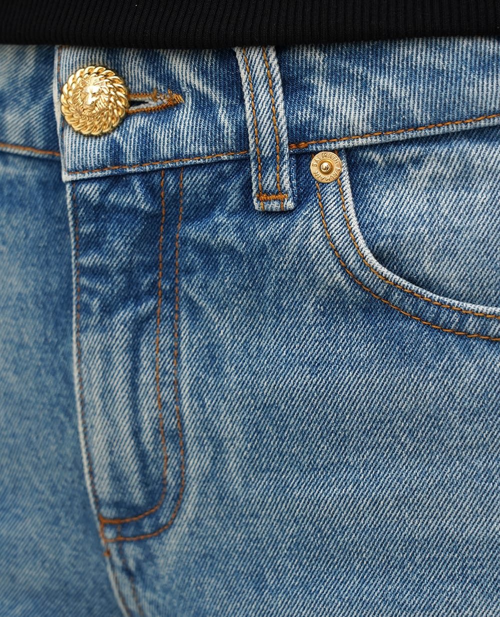 Джинси Balmain EF1MJ130DF24, синій колір • Купити в інтернет-магазині Kameron