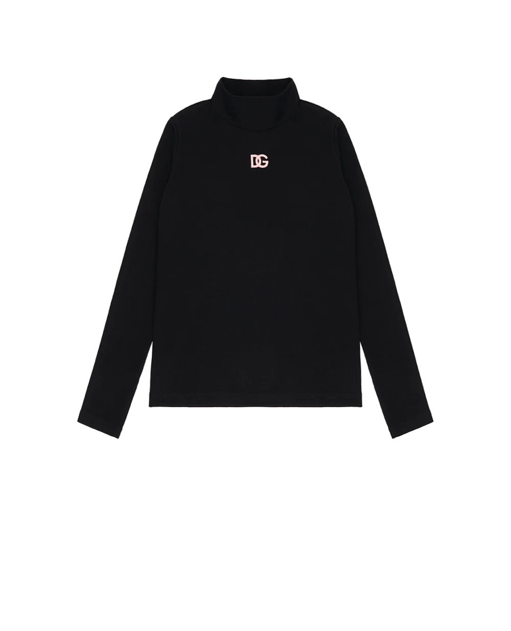 Дитячий гольф Dolce&Gabbana Kids L5JTLE-G7N9L-B, чорний колір • Купити в інтернет-магазині Kameron