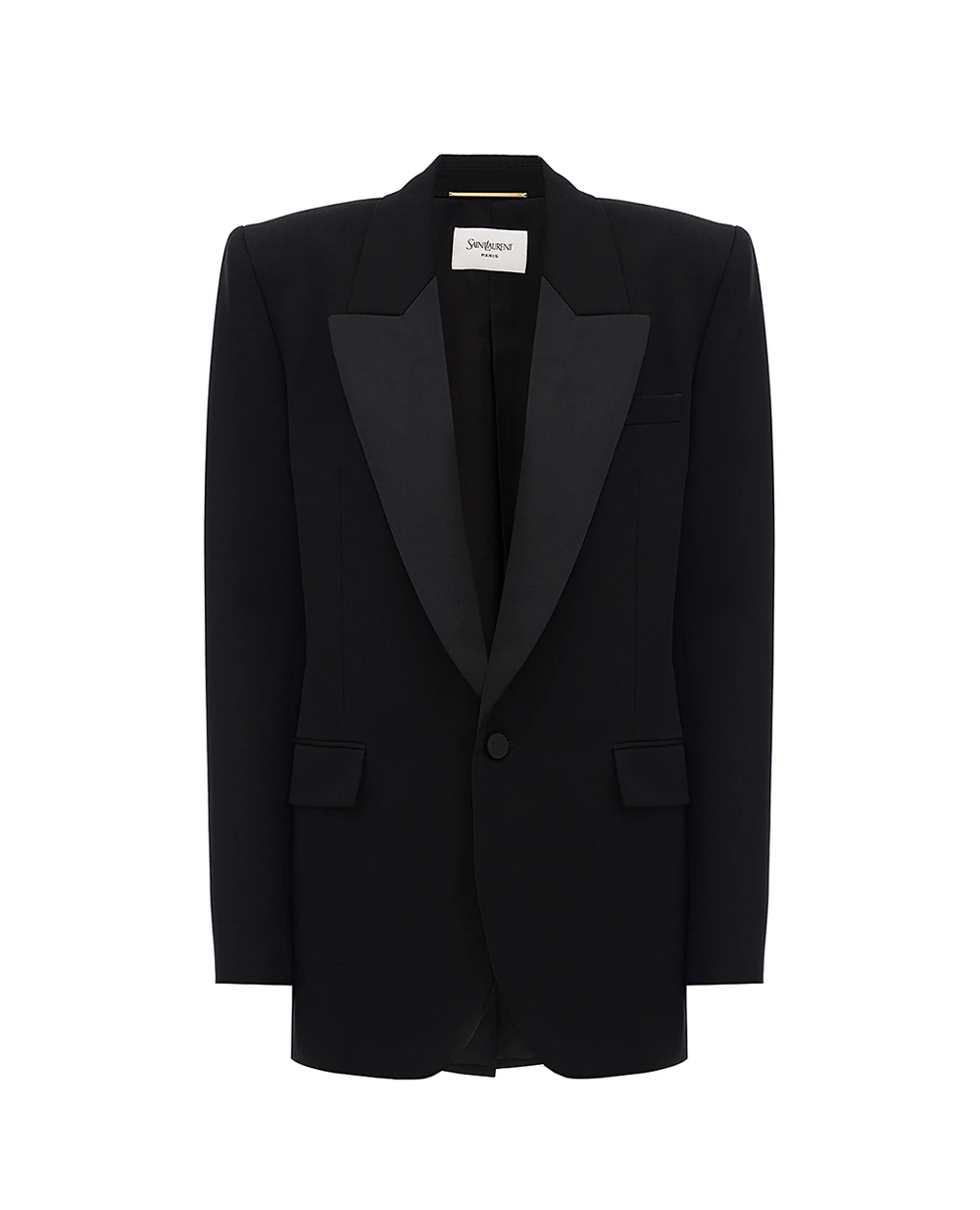 Жакет Saint Laurent 818718-Y7E63, черный цвет • Купить в интернет-магазине Kameron