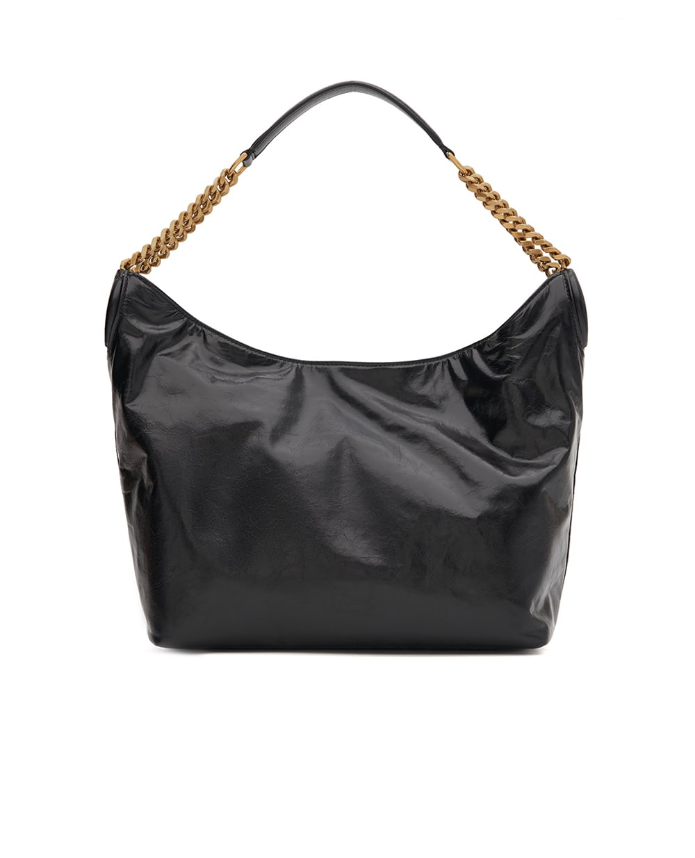 Сумка HORTENSE Small из телячьей кожи Saint Laurent 871222-AAGOL, черный цвет • Купить в интернет-магазине Kameron