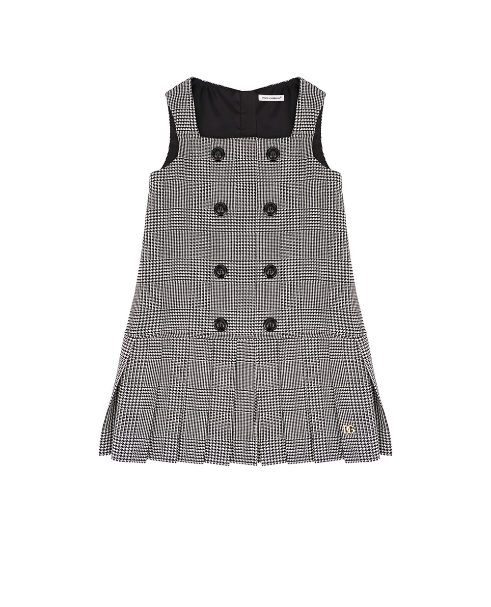 Дитяче плаття Dolce&Gabbana Kids L53DV8-FQ2N2-S, чорний колір • Купити в інтернет-магазині Kameron