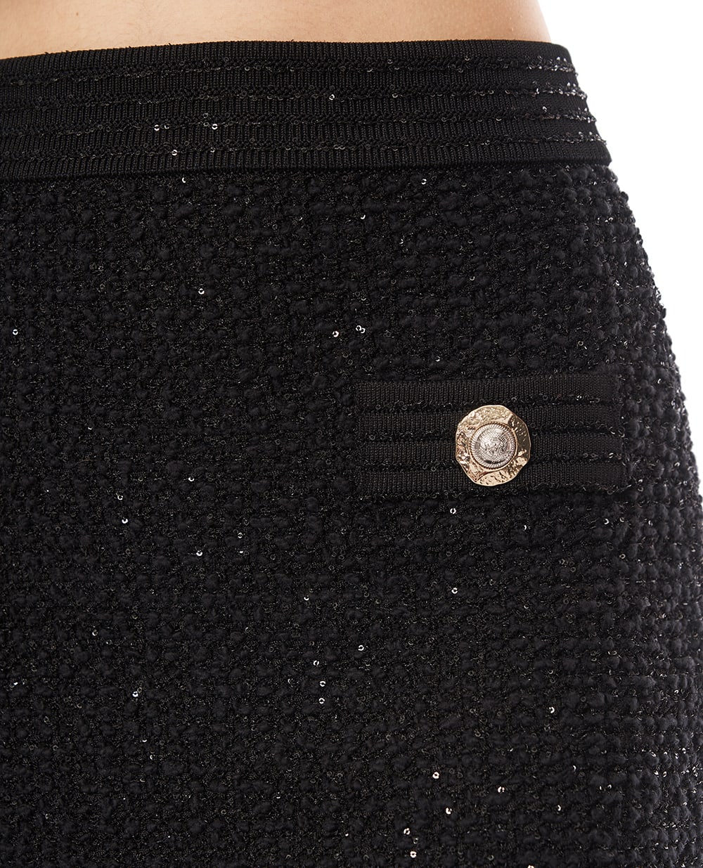 Юбка Balmain FF1LB015KI74, черный цвет • Купить в интернет-магазине Kameron