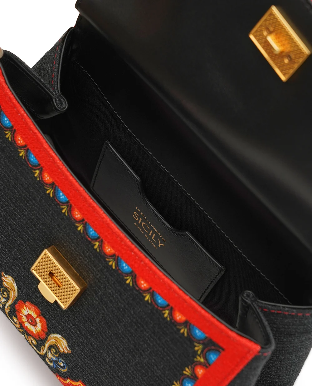 Сумка Sicily в принт Carretto Dolce&Gabbana BB6003-B0816, разноцветный цвет • Купить в интернет-магазине Kameron