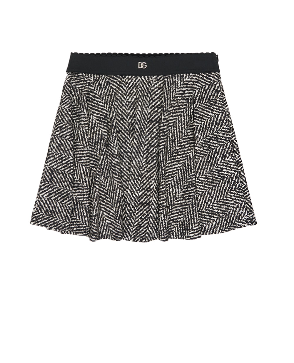 Детская юбка Dolce&Gabbana Kids L54I67-FSGDZ-S, серый цвет • Купить в интернет-магазине Kameron