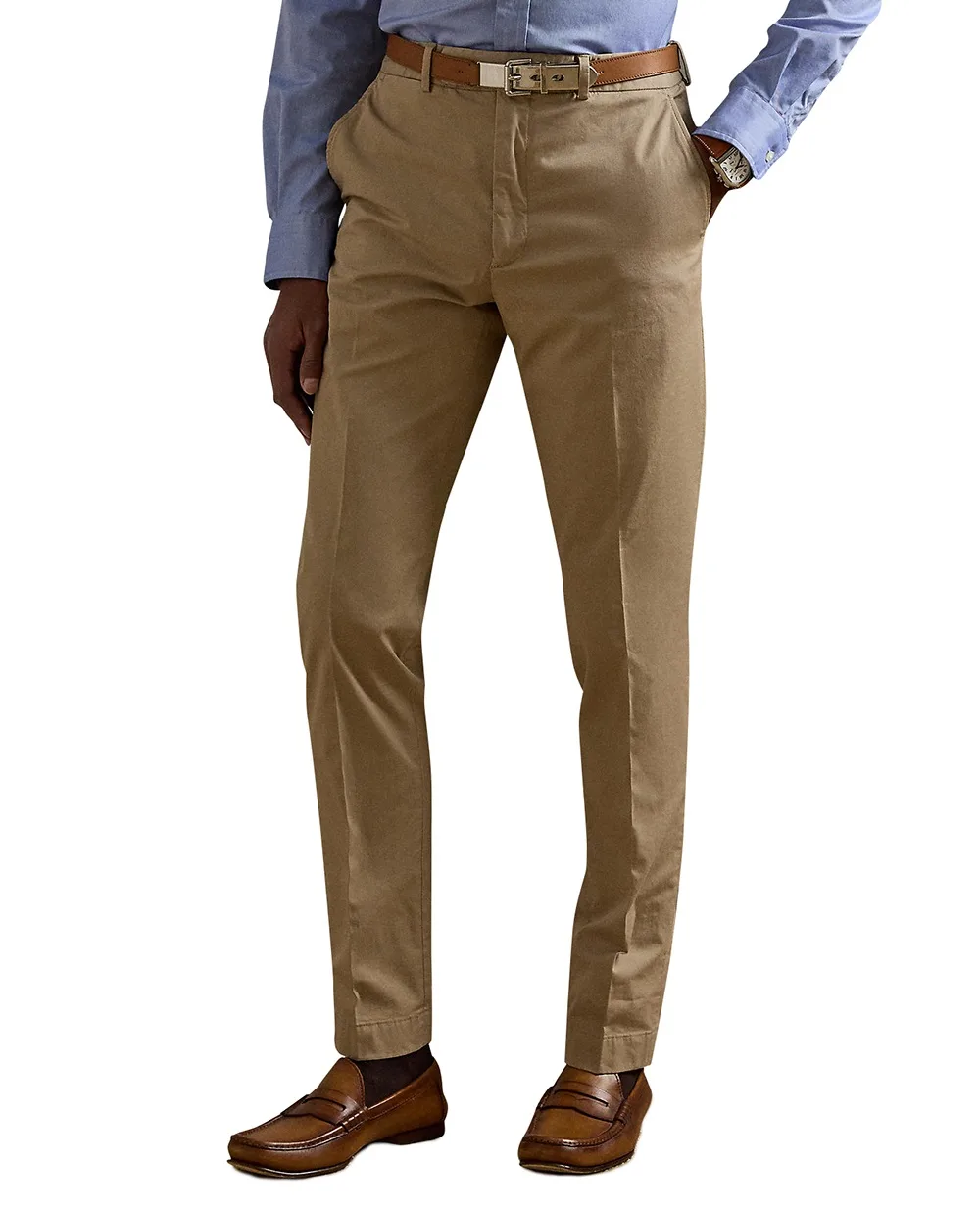 Брюки-чинос Ralph Lauren Purple Label 798973613002, коричневый цвет • Купить в интернет-магазине Kameron
